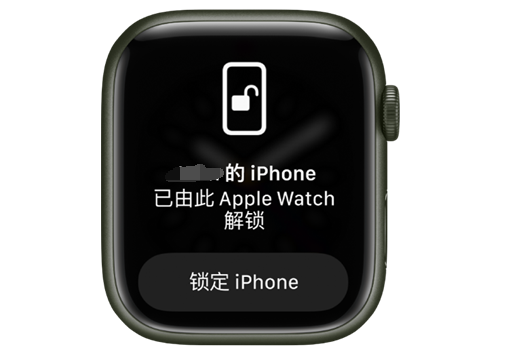 南安苹果手机维修分享用 AppleWatch 解锁配备面容 ID 的 iPhone方法 