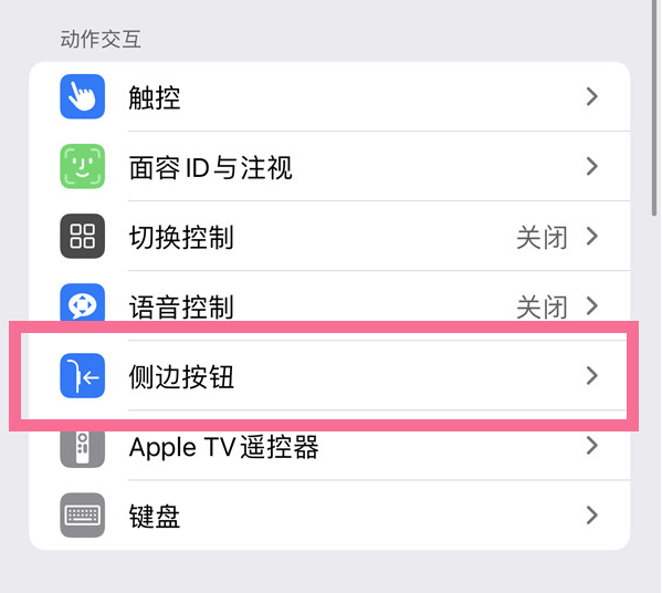 南安苹果14维修店分享iPhone14 Plus侧键双击下载功能关闭方法 